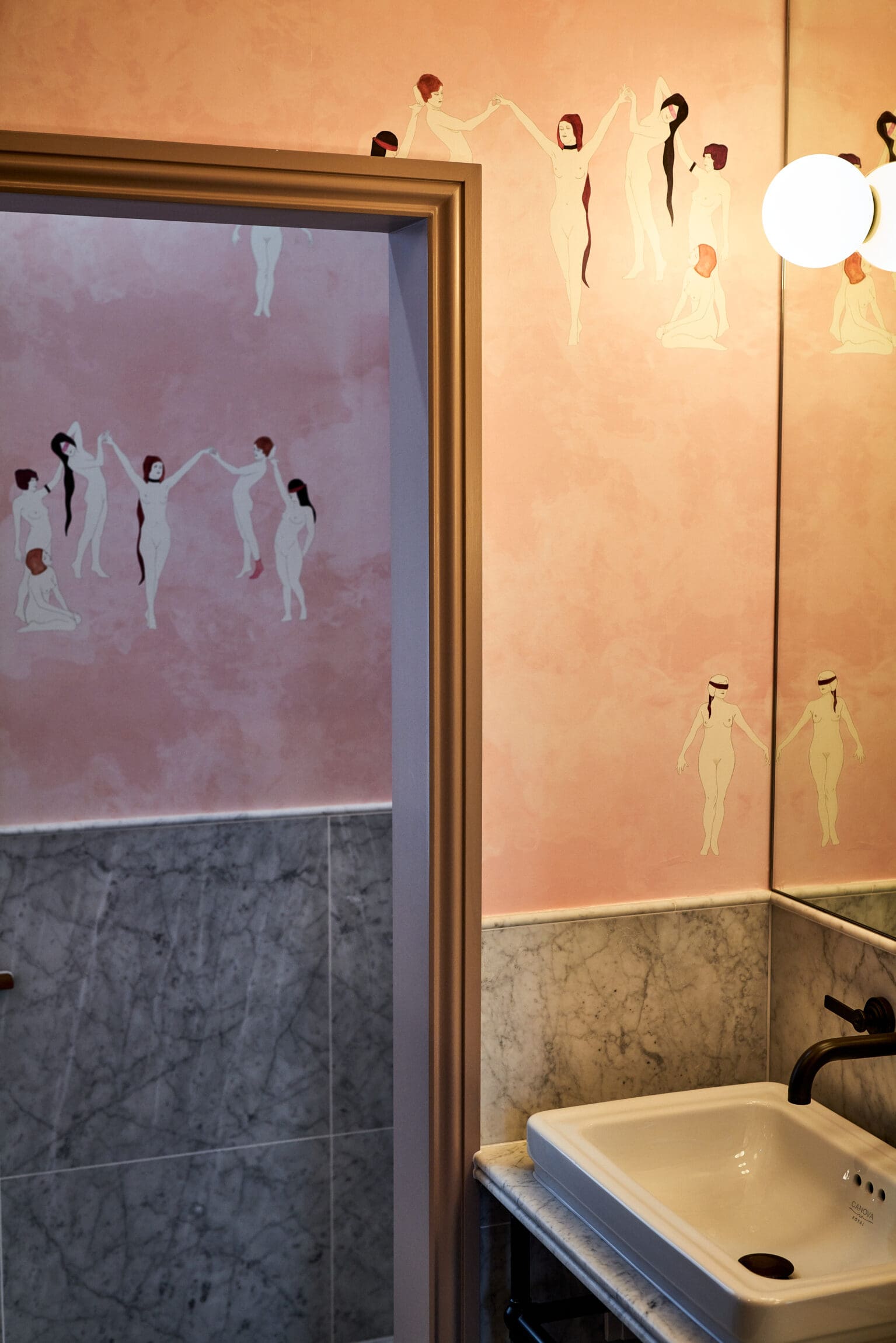 Maison C wallpaper at The Lost Poet, Notting Hill