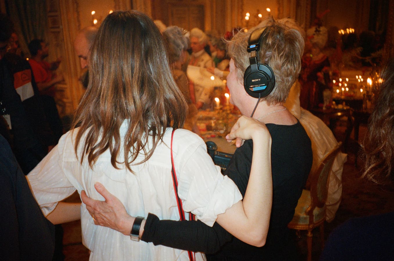 Sofia and Eleanor Coppola in Making Marie Antoinette