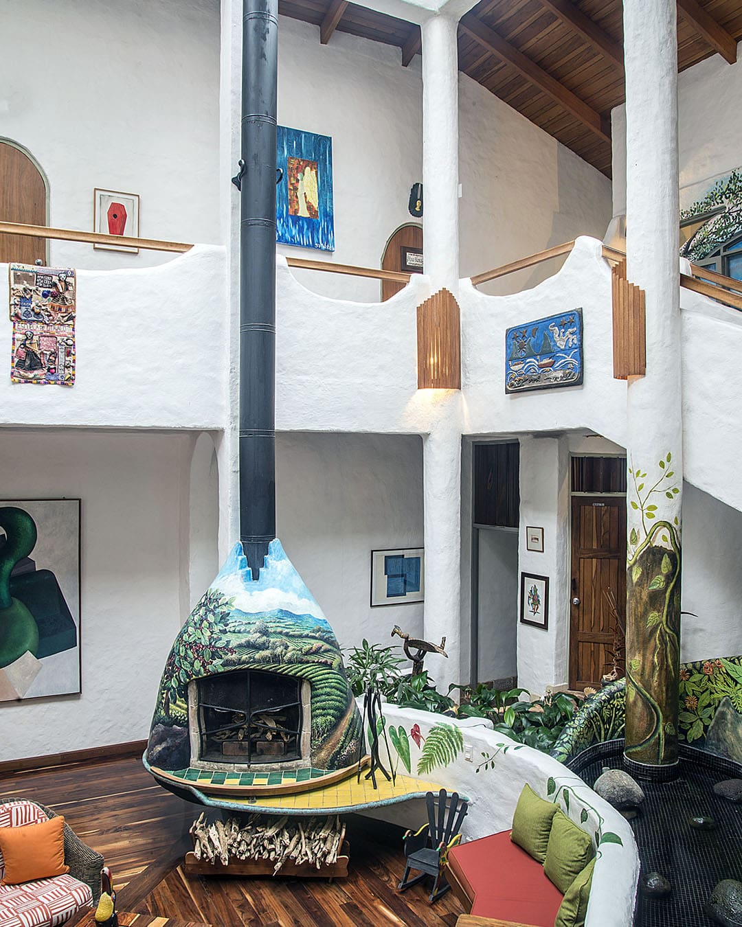 Main building of the Finca Santa Rosa in Cost Rica