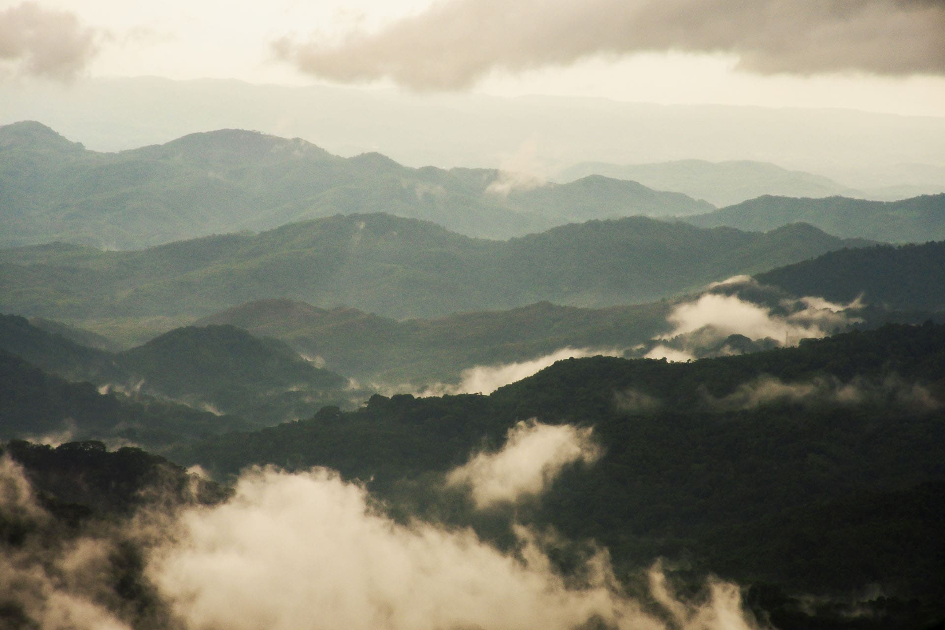 Hills and sky of Oaxaca, Mexico. Photography by Gabriel Tovar