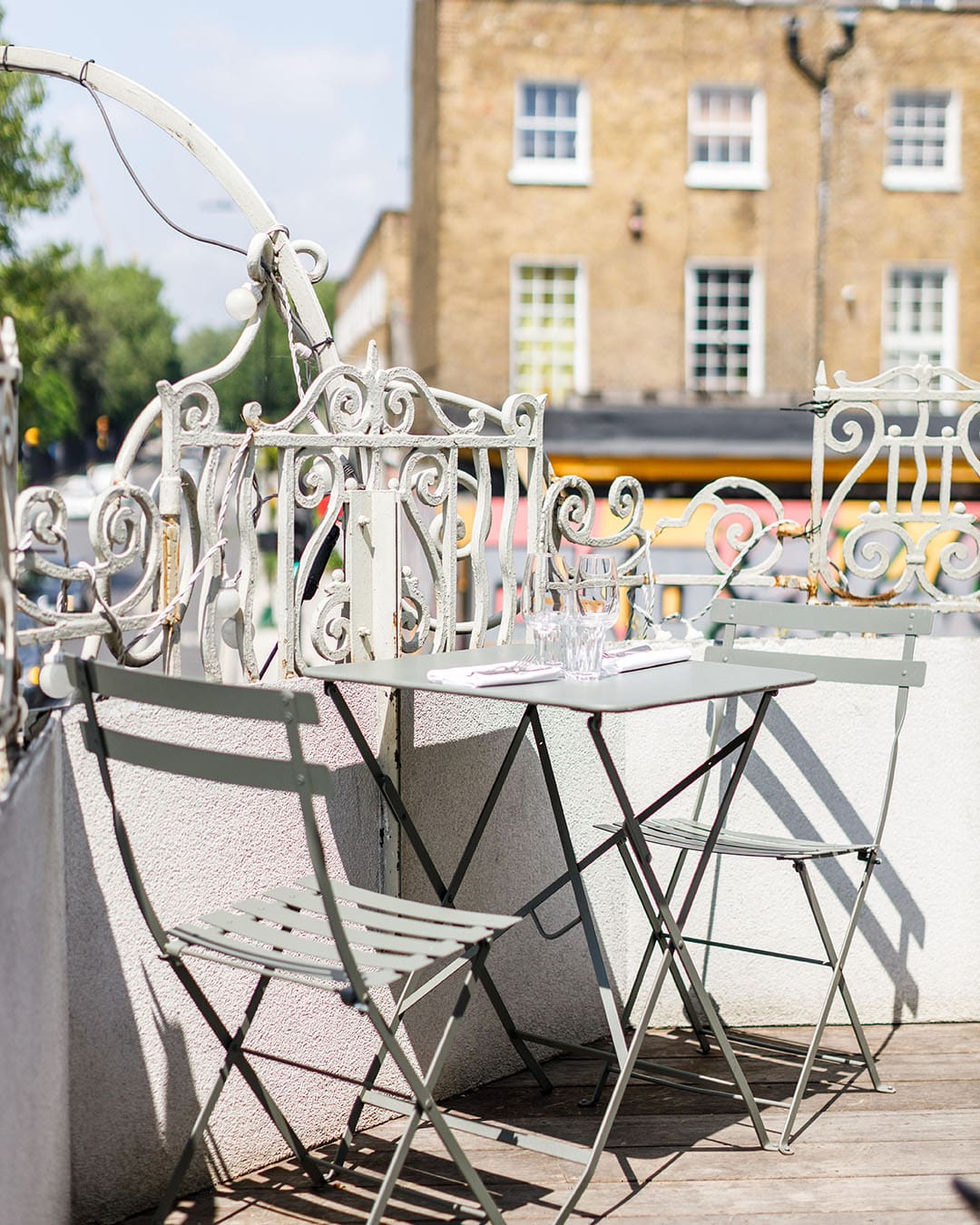 The best outdoor restaurants in London | The rooftop terrace of the Marksman pub, Hackney